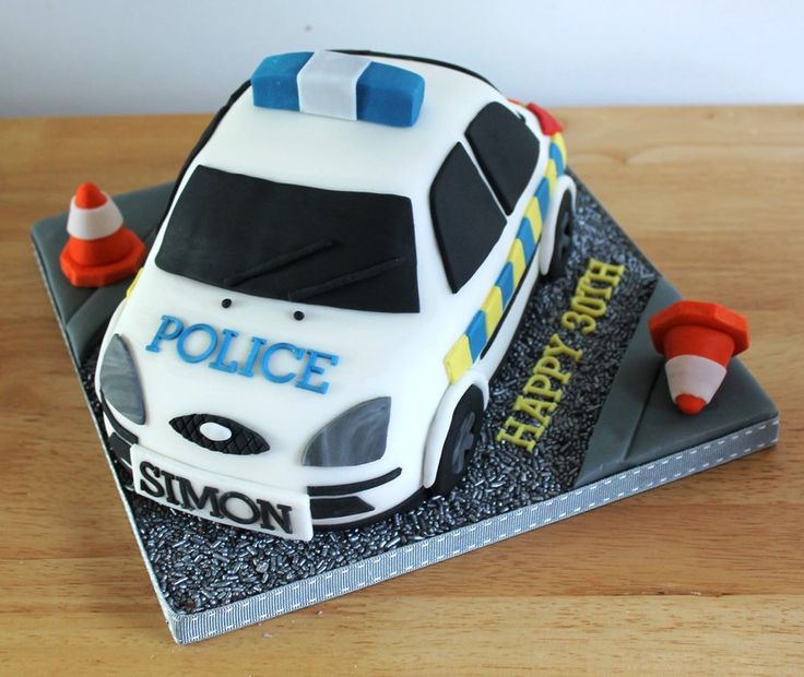 Police Car Cake