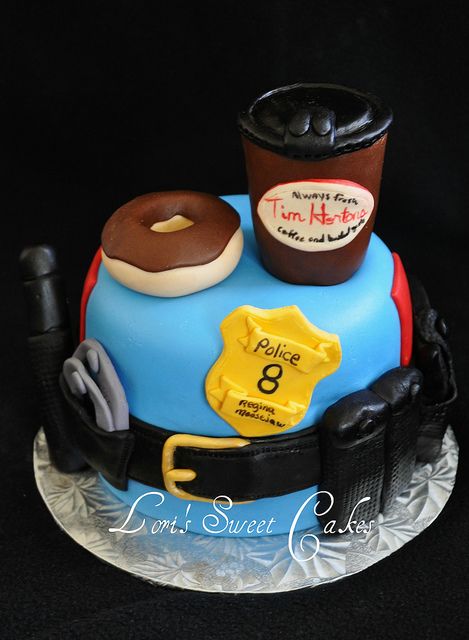 Police Officer Birthday Cake