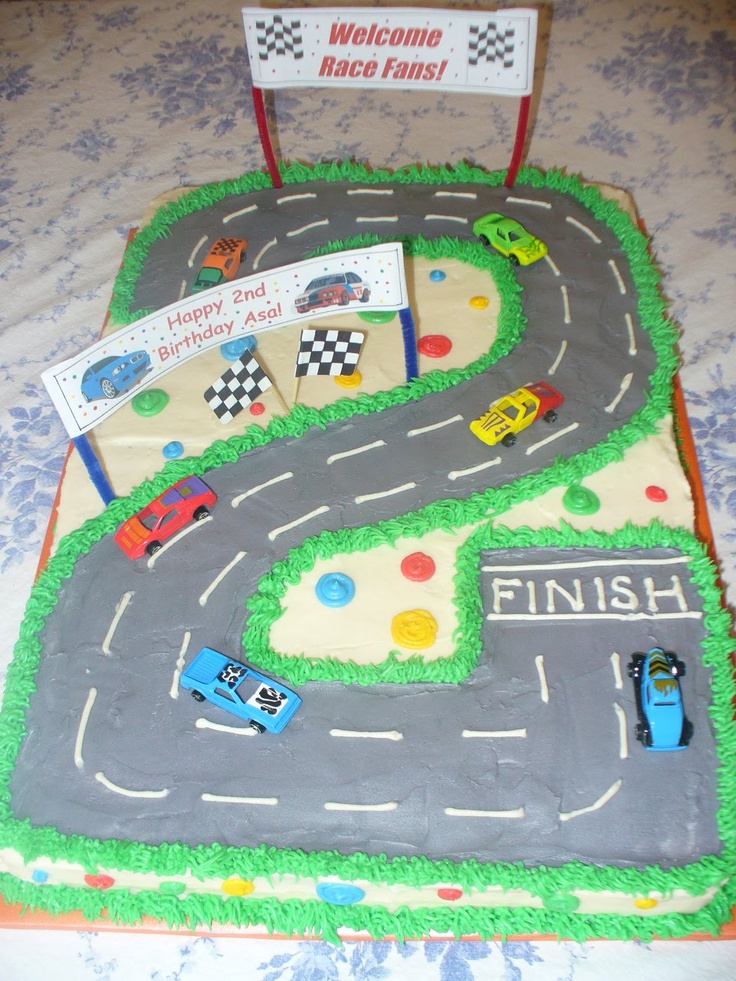 Race Car Birthday Cake Race Car Birthday Cake