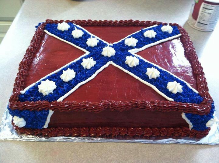 Rebel Flag Cake Rebel Flag Cake