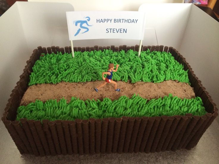 Runner Birthday Cake Ideas Runner Birthday Cake Ideas