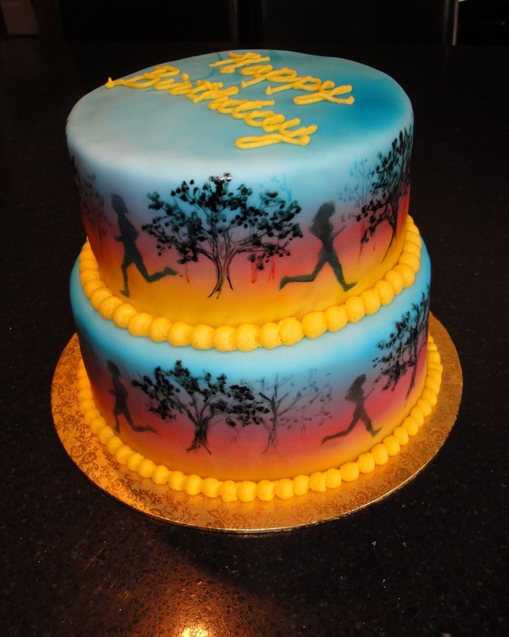 Runners Birthday Cake Runners Birthday Cake