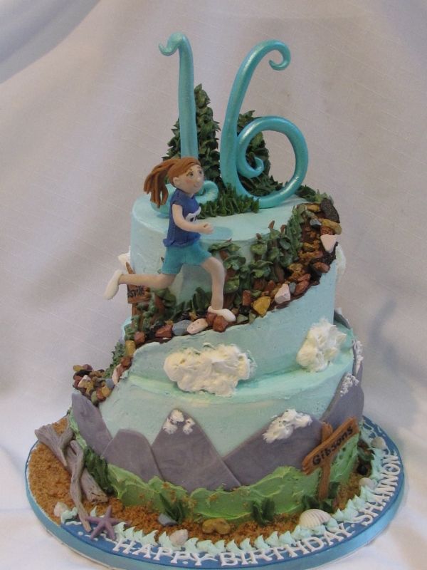 Running Birthday Cake Running Birthday Cake