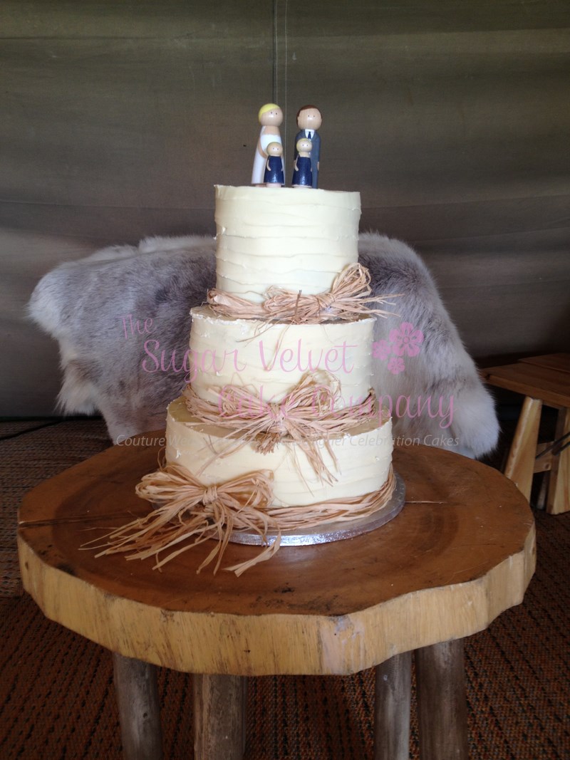 Rustic Country Wedding Cake