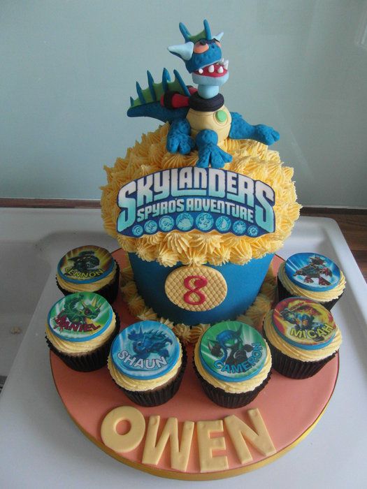 12 skylanders birthday cakes