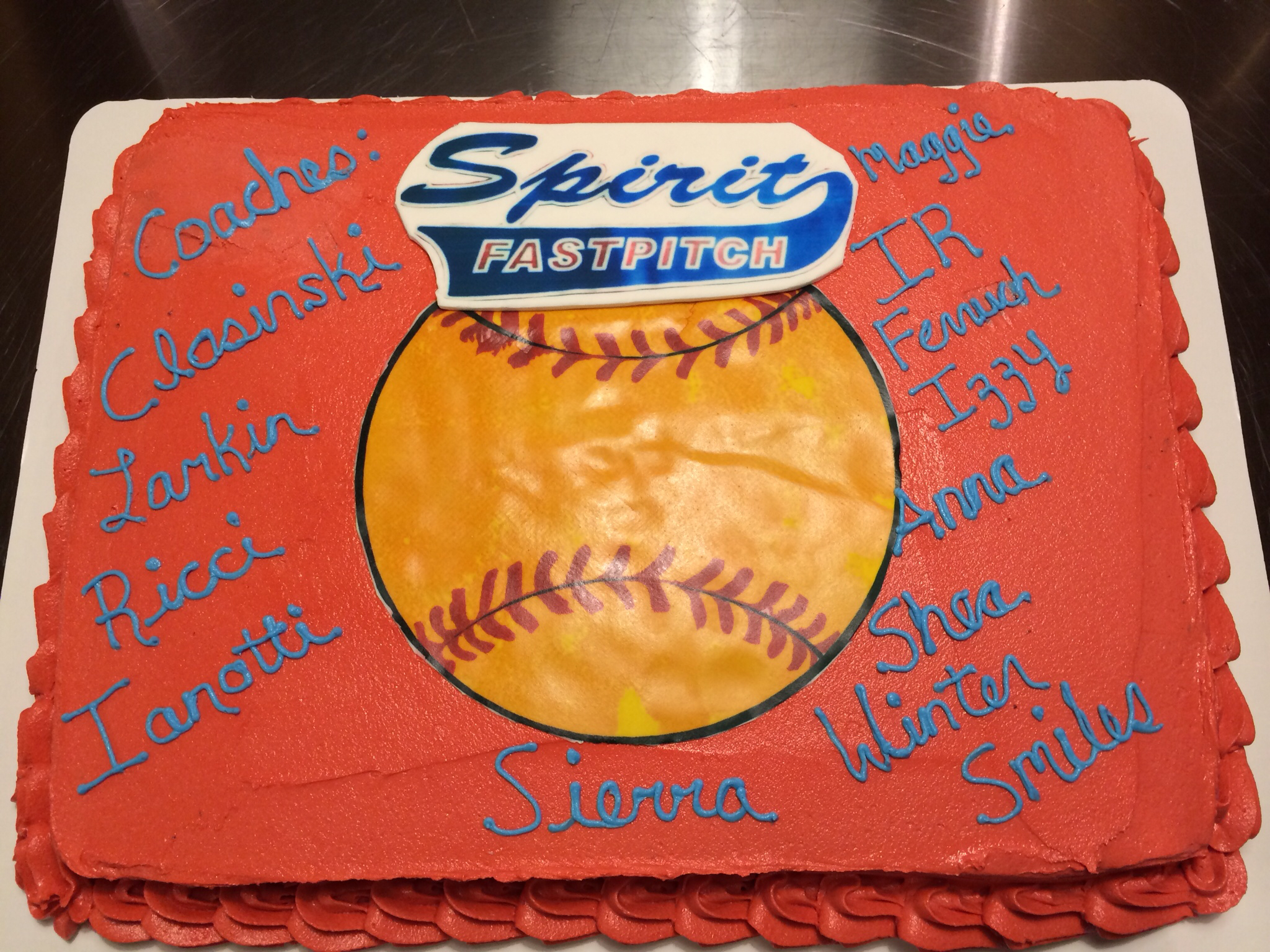 Softball Birthday Sheet Cakes Softball Birthday Sheet Cakes