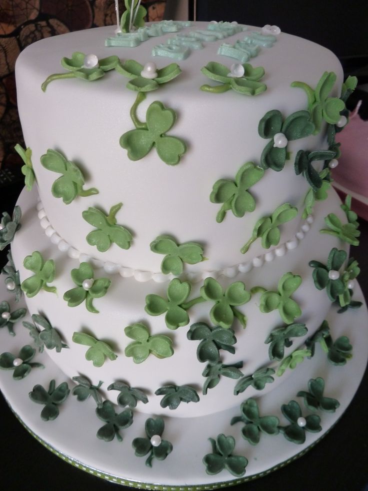 St. Patrick's Day Wedding Cake St. Patrick's Day Wedding Cake