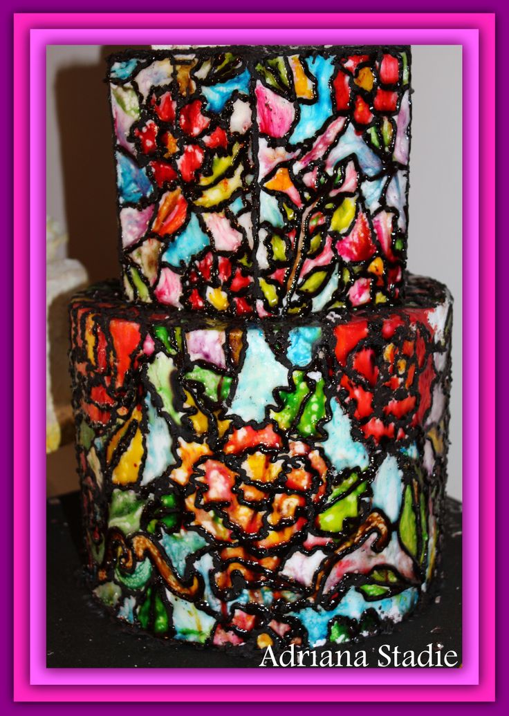 Stained Glass Cake Stained Glass Cake