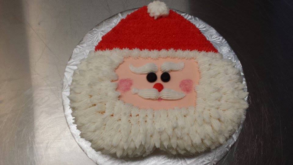 Upside Down Heart Santa Cake Upside Down Heart Santa Cake