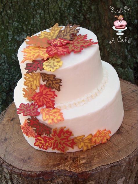 Autumn Leaves Cake Autumn Leaves Cake