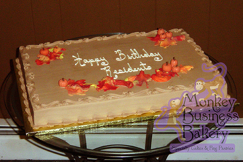Autumn Leaves Sheet Cake Autumn Leaves Sheet Cake