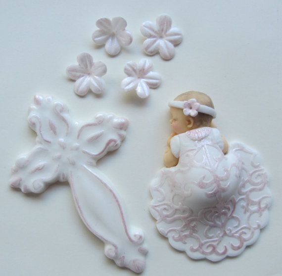 Baby Christening Cake Topper Baby Christening Cake Topper