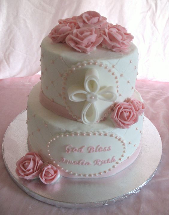 Baby Girl Baptism Cake Baby Girl Baptism Cake