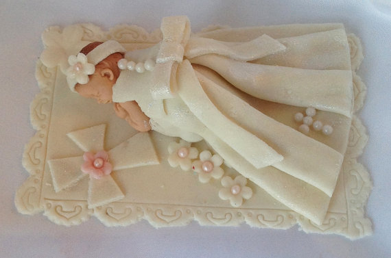 Baby Girl Christening Cake Toppers Baby Girl Christening Cake Toppers