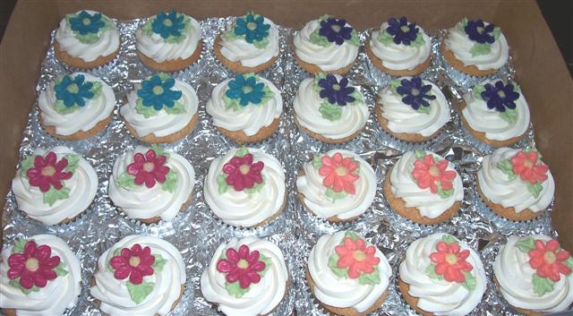 Bridal Shower Cake and Cupcakes Bridal Shower Cake and Cupcakes