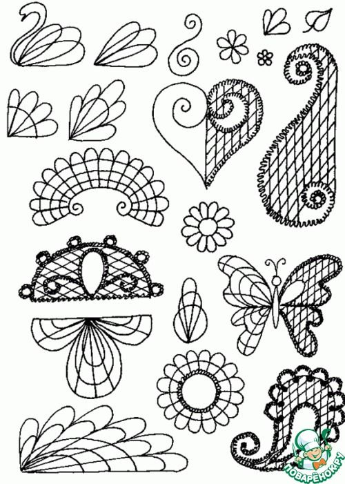 5 Photos of Printable Lace Templates For Cakes