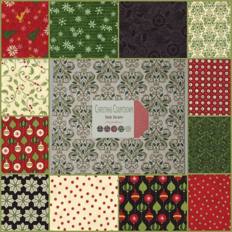 Christmas Countdown Moda Layer Cake Christmas Countdown Moda Layer Cake