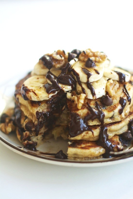Chunky Monkey Pancakes Fluffy Chunky Monkey Pancakes Fluffy