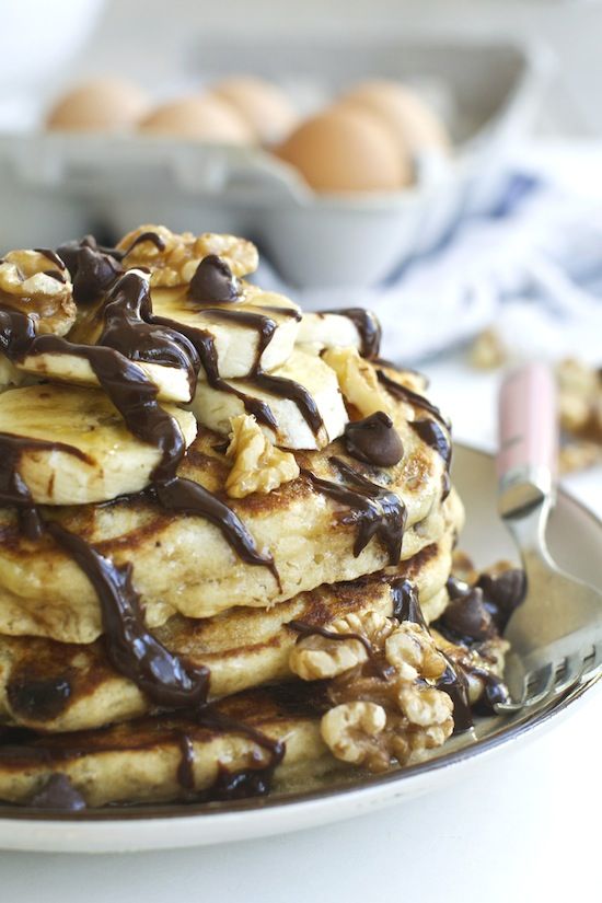 Chunky Monkey Pancakes Fluffy Chunky Monkey Pancakes Fluffy