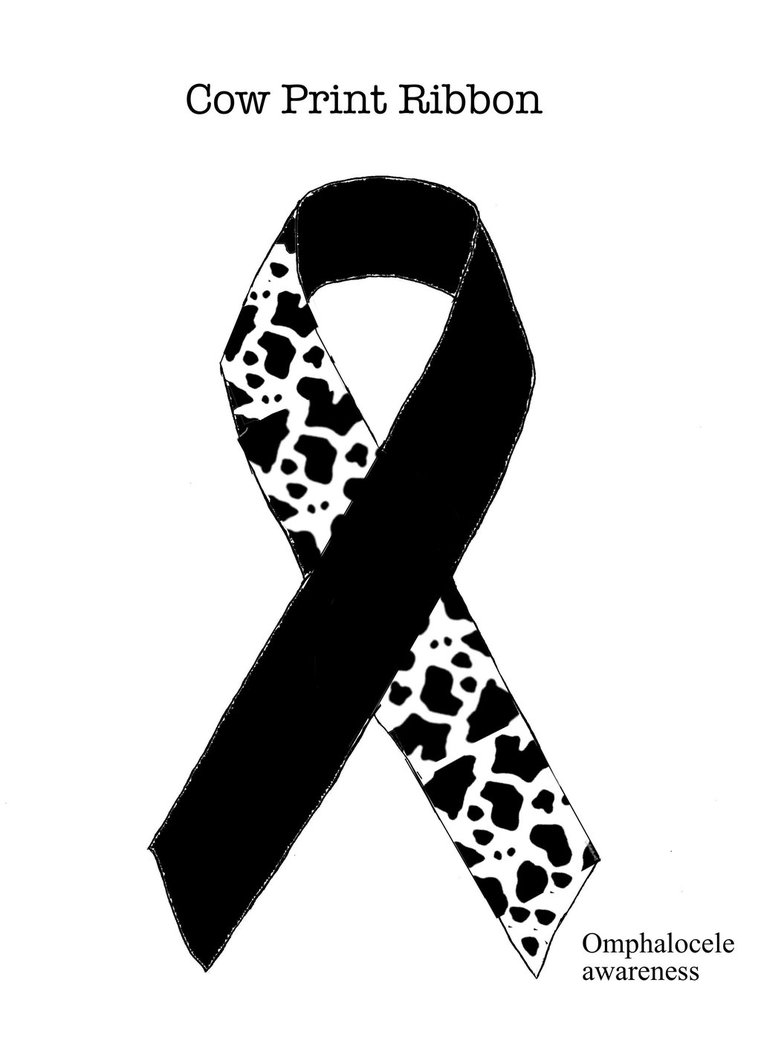 Cow Print Ribbon