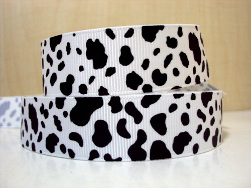Cow Print Ribbon Cow Print Ribbon