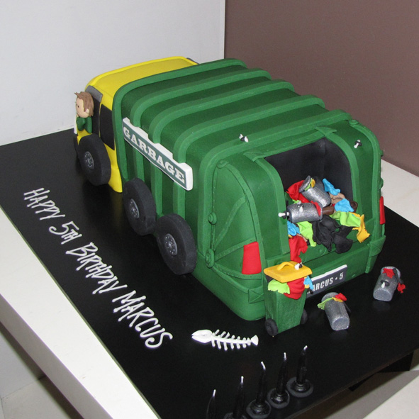 Garbage Truck Cake Garbage Truck Cake