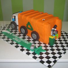 Garbage Truck Cake Garbage Truck Cake
