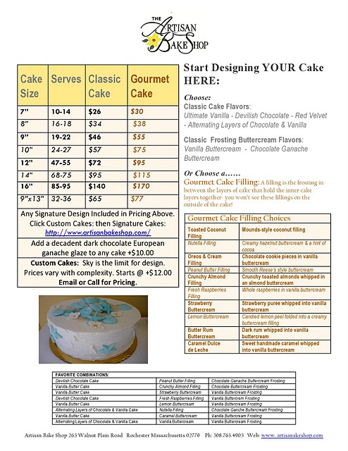 Half Sheet Cake Pricing