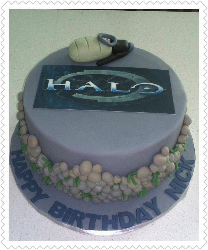 Halo Birthday Cake Halo Birthday Cake