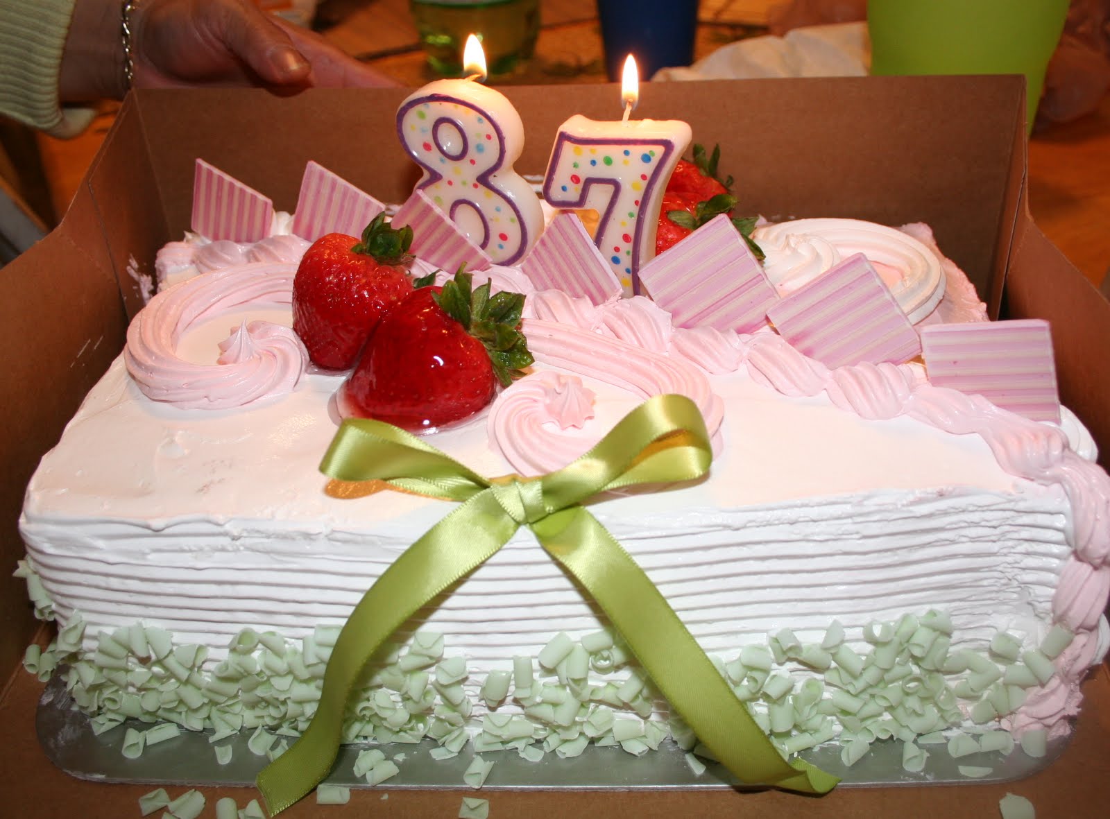 Happy 87th Birthday Cake