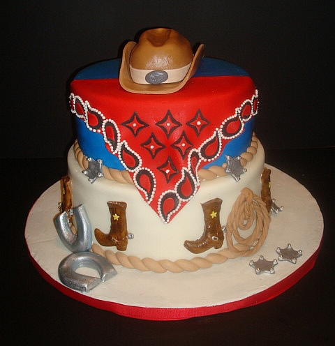 Happy Birthday Cowboy Cake