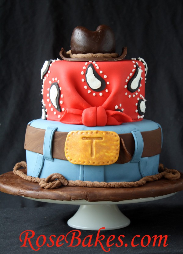 Happy Birthday Cowboy Cake