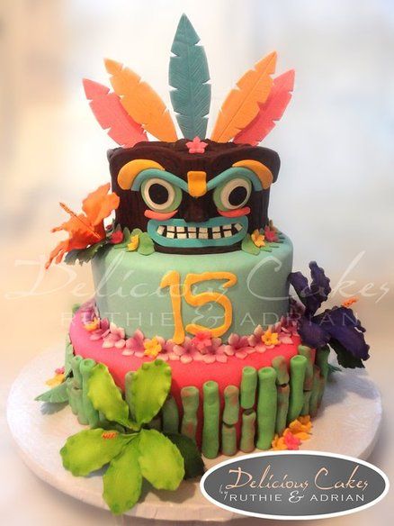 Hawaiian Luau Cake