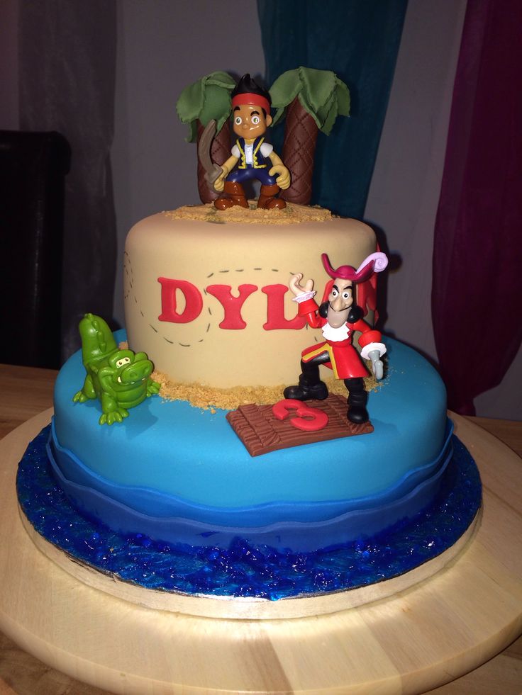 Jack and Neverland Pirates Cake Jack and Neverland Pirates Cake