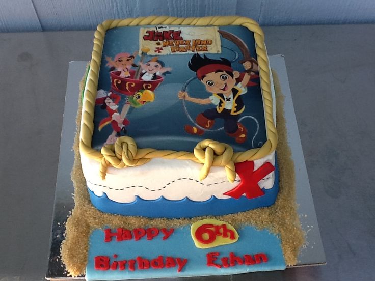 Jack and the Neverland Pirates Birthday Cake Jack and the Neverland Pirates Birthday Cake