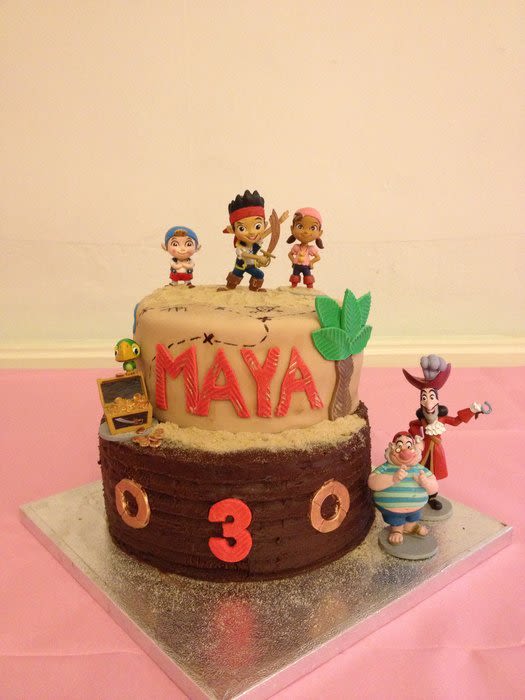 Jack and the Neverland Pirates Birthday Cake Jack and the Neverland Pirates Birthday Cake