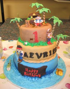 Jake and the Neverland Pirates Treasure Chest Cake Jake and the Neverland Pirates Treasure Chest Cake