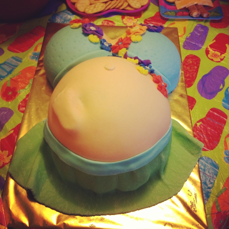 Luau Baby Shower Cake