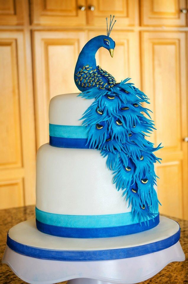 12 Photos of Peacock Bridal Shower Cakes 12 Photos of Peacock Bridal Shower Cakes