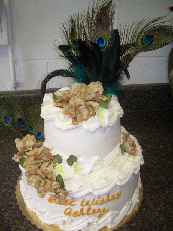 Peacock Bridal Shower Cake Peacock Bridal Shower Cake