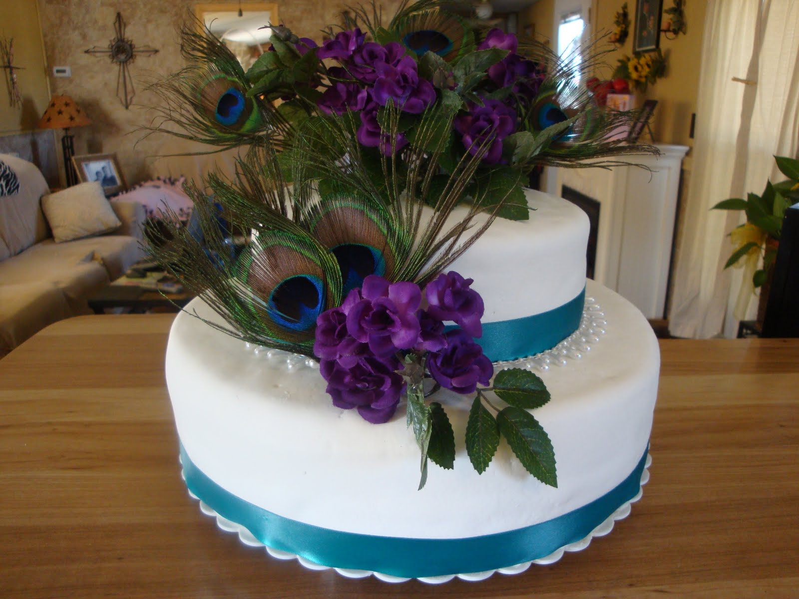 Peacock Feather Cake Peacock Feather Cake