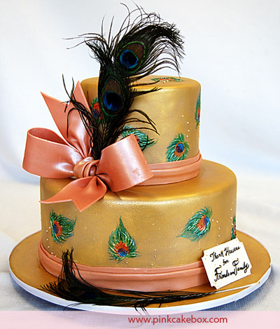 Peacock Wedding Cake Peacock Wedding Cake