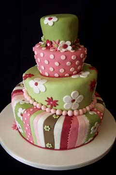 Pink Topsy Turvy Wedding Cake Pink Topsy Turvy Wedding Cake