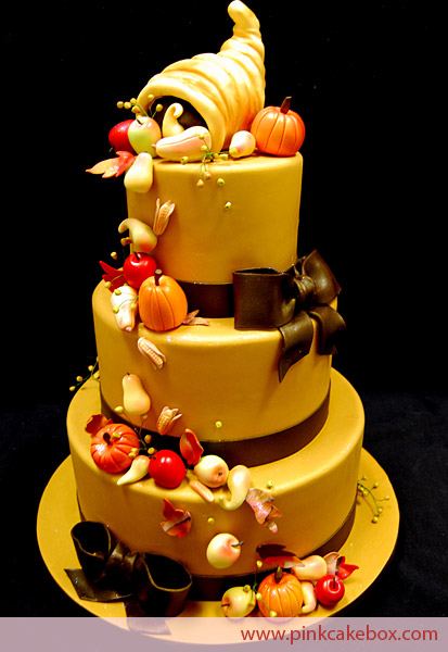 Thanksgiving Wedding Cake Thanksgiving Wedding Cake