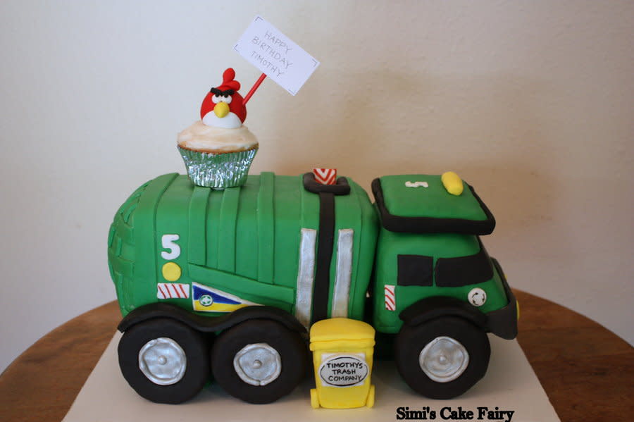 Trash Truck Birthday Cake Trash Truck Birthday Cake
