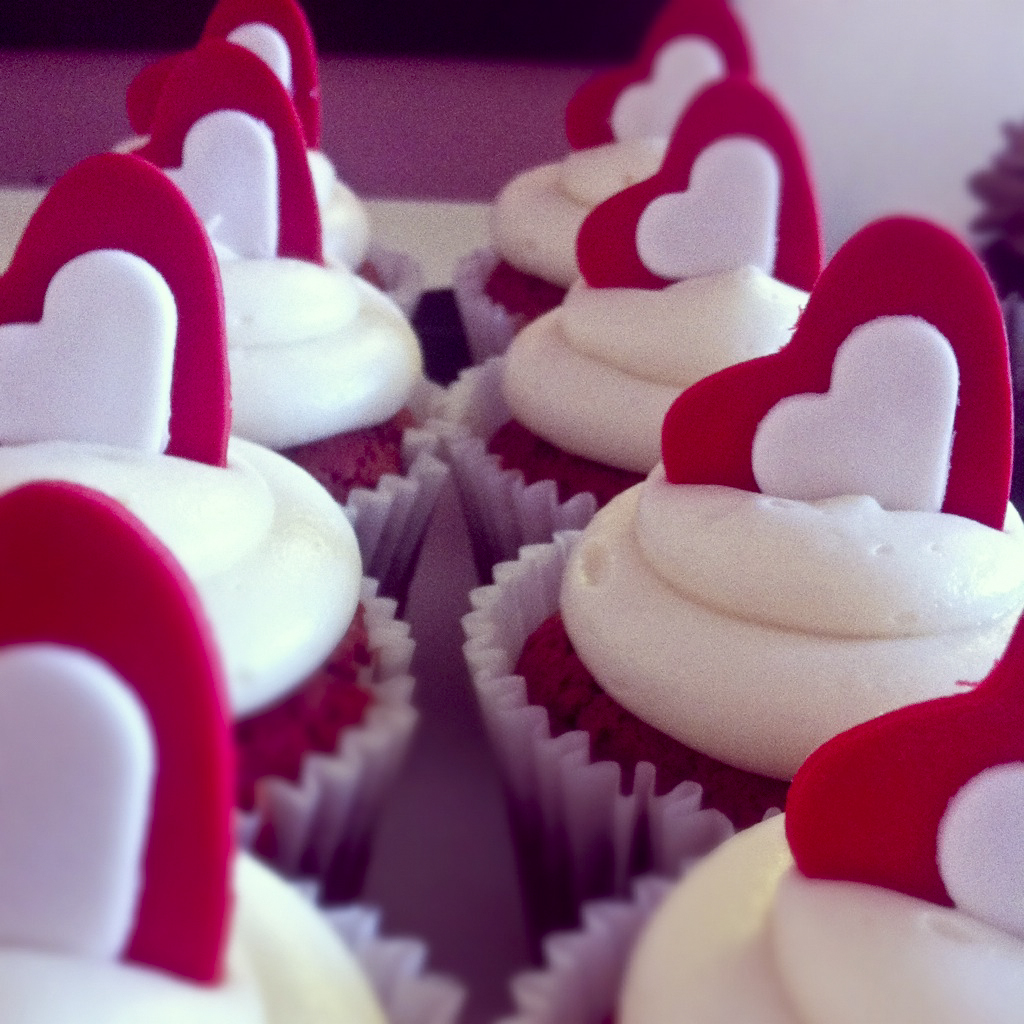 Valentine's Day Fondant Cake Valentine's Day Fondant Cake