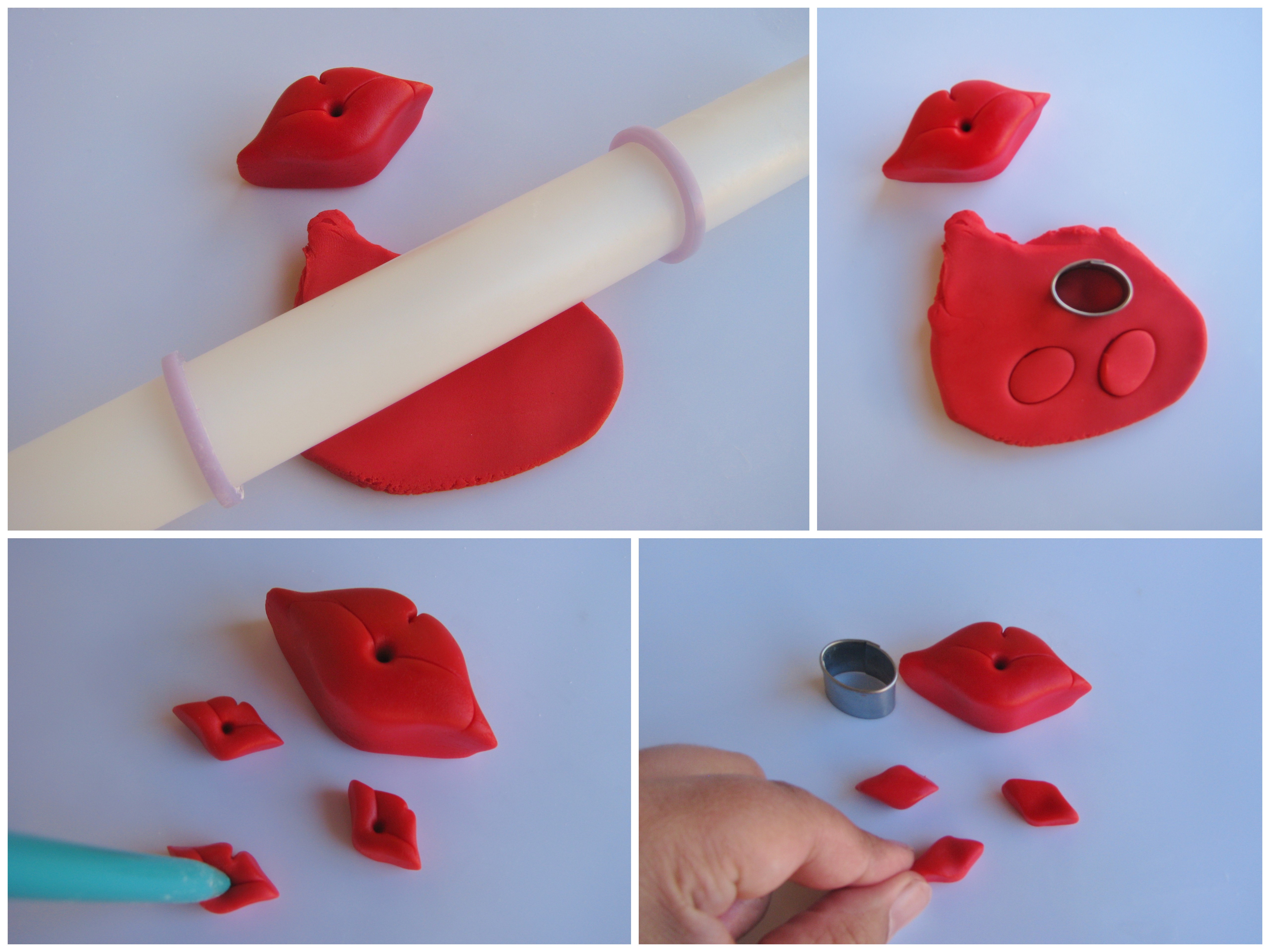 Valentine's Day Fondant Cupcake Topper Valentine's Day Fondant Cupcake Topper