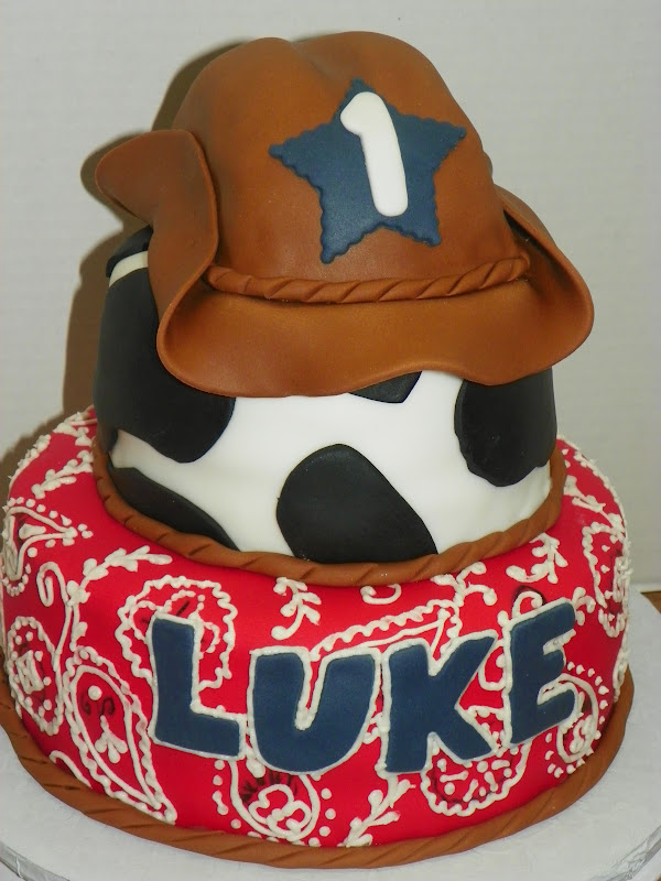 Western Cowboy Birthday Cake