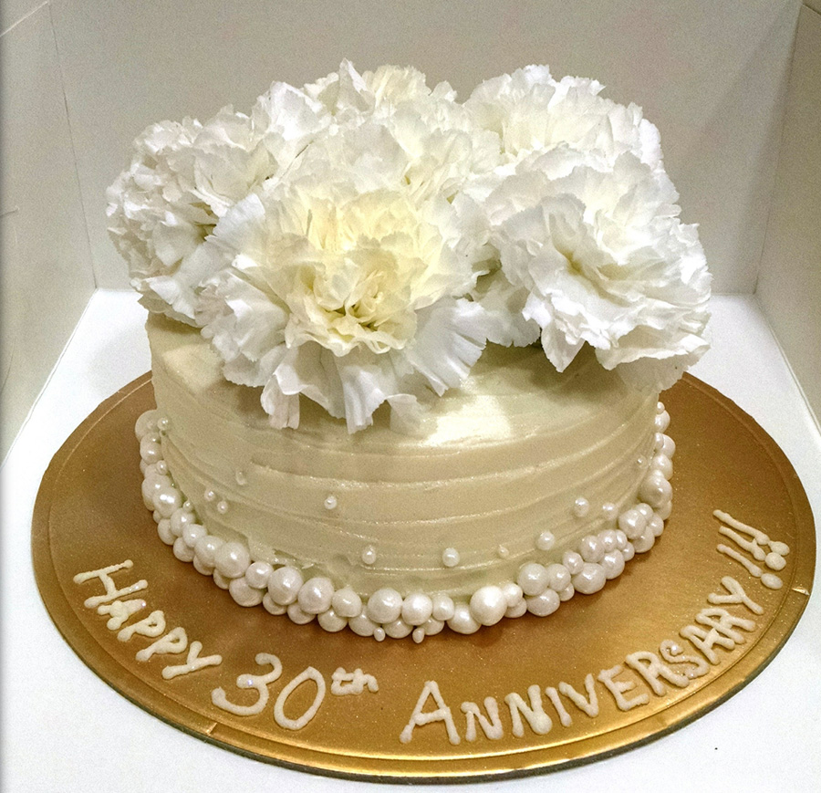 30th Anniversary Cake 30th Anniversary Cake