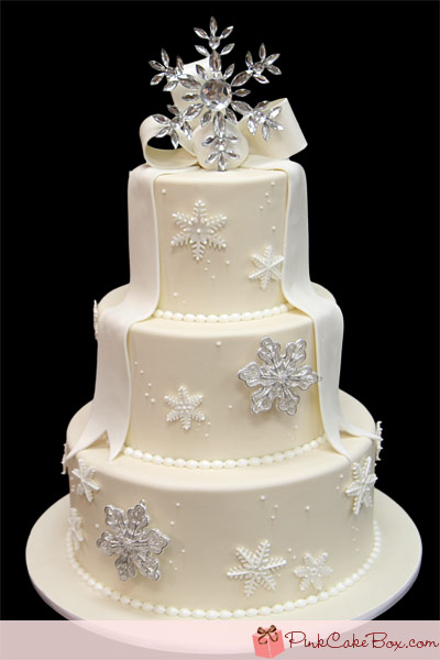 30th Anniversary Snowflake Cake 30th Anniversary Snowflake Cake